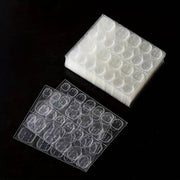 50 قطعة من لاصقات الأظافر ذات الوجهين