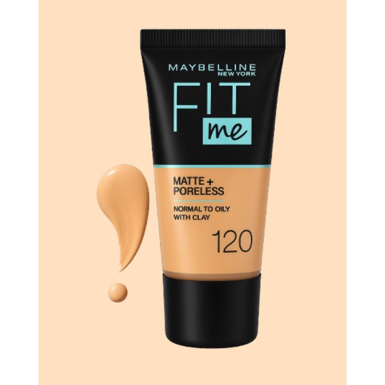 Maybelline Fit Me Matte Foundation Tube-120