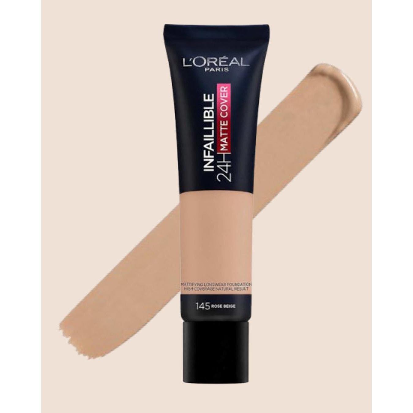 كريم أساس لوريال إنفاليبل مات كوفر تيوب - 145