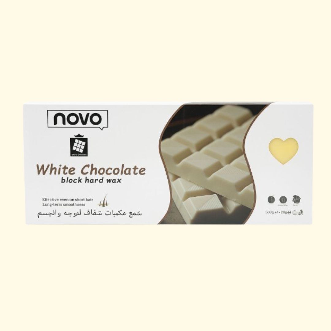 NOVO White Chocolate  Block Hard Wax 500g