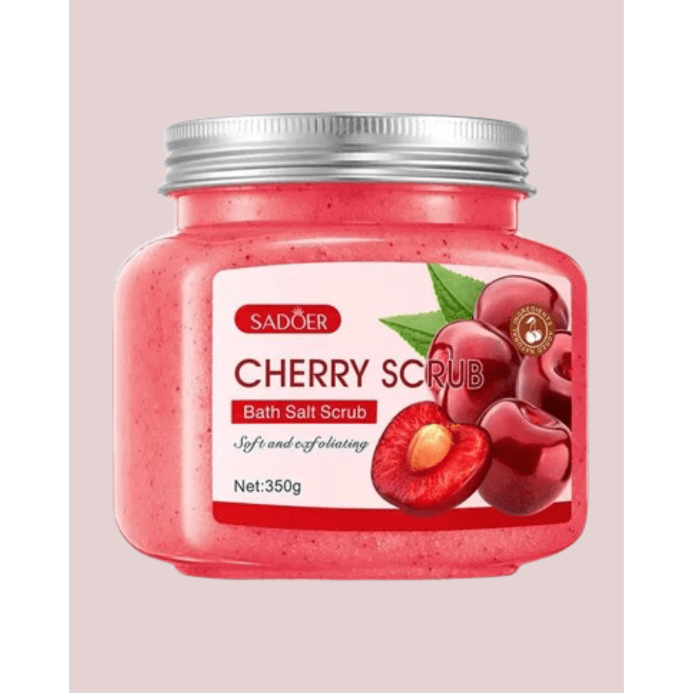 SADOER Cherry Bath Salt Scrub 350g
