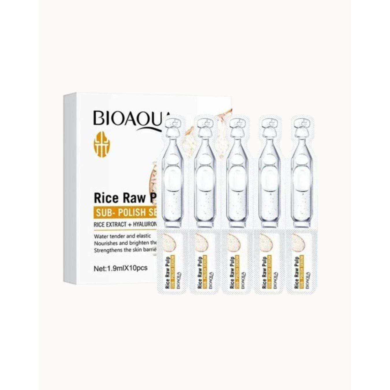 BIOAQUA Rice Raw Pulp Sub-Polish Serum 10pcs