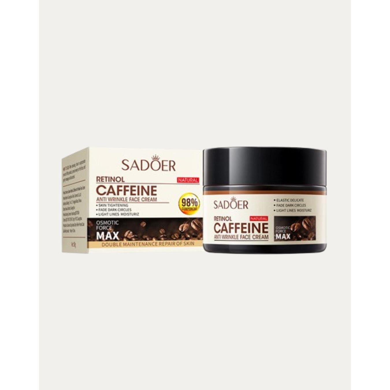 SADOER Anti Wrinkle Face Cream 50g Caffeine