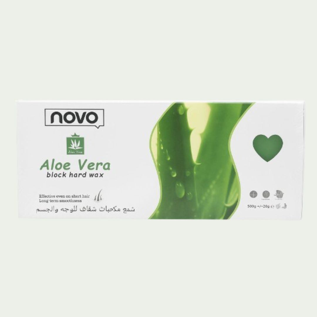 NOVO Aloe Vera Block Hard Wax 500g