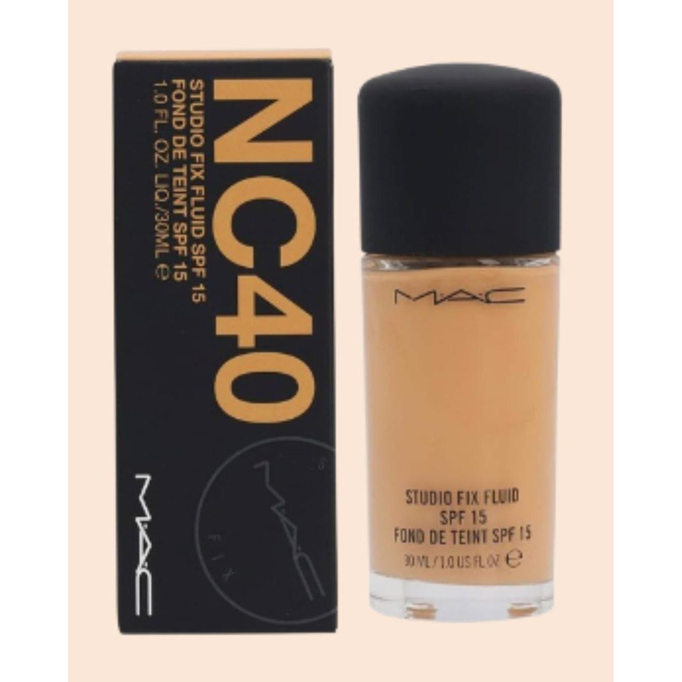 Mac Studio Fix Fluid Foundation-NC40