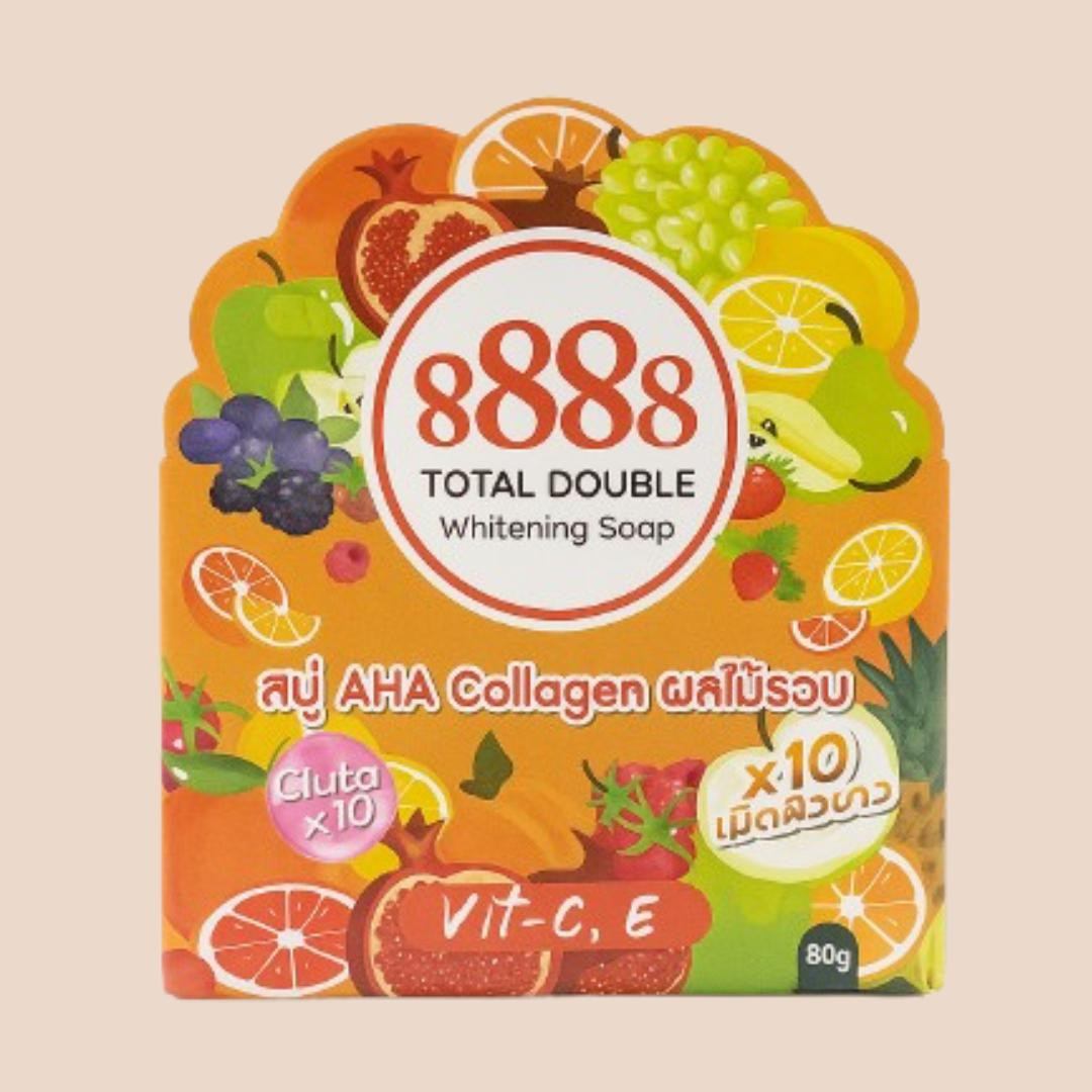 8888 Total Double Whitening Soap 80g