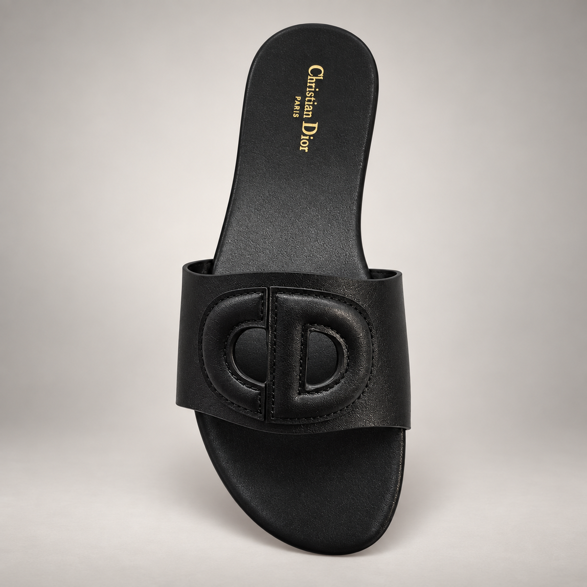 Women's Padded Monogram Wide-Strap Slide Sandals