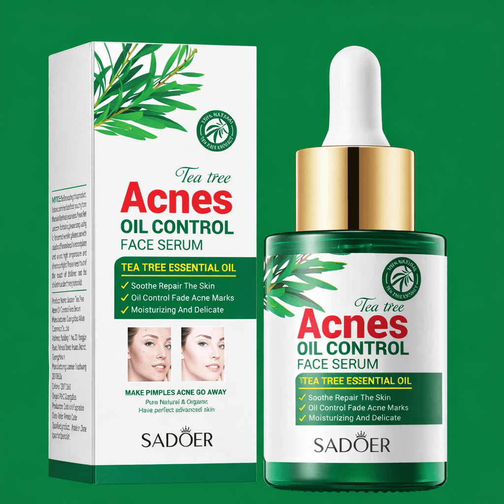 SADOER Tea Tree Acnes Oil Control Face Serum (Tea Tree Essential Oil) – 30ml