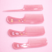 Cute Pink Hair Comb Set (4-Piece)