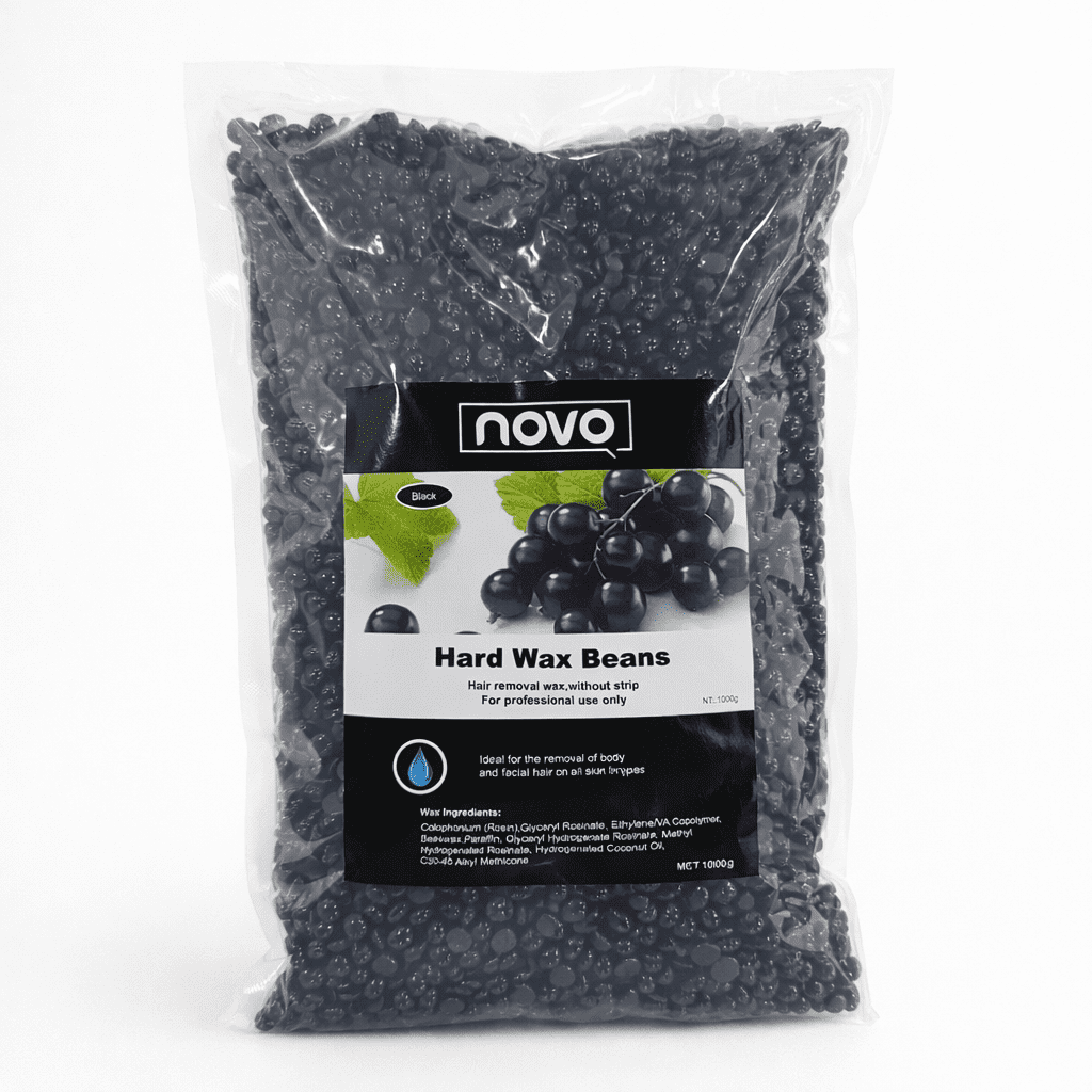 NOVO Hard Wax Beans (Black) – 1000g