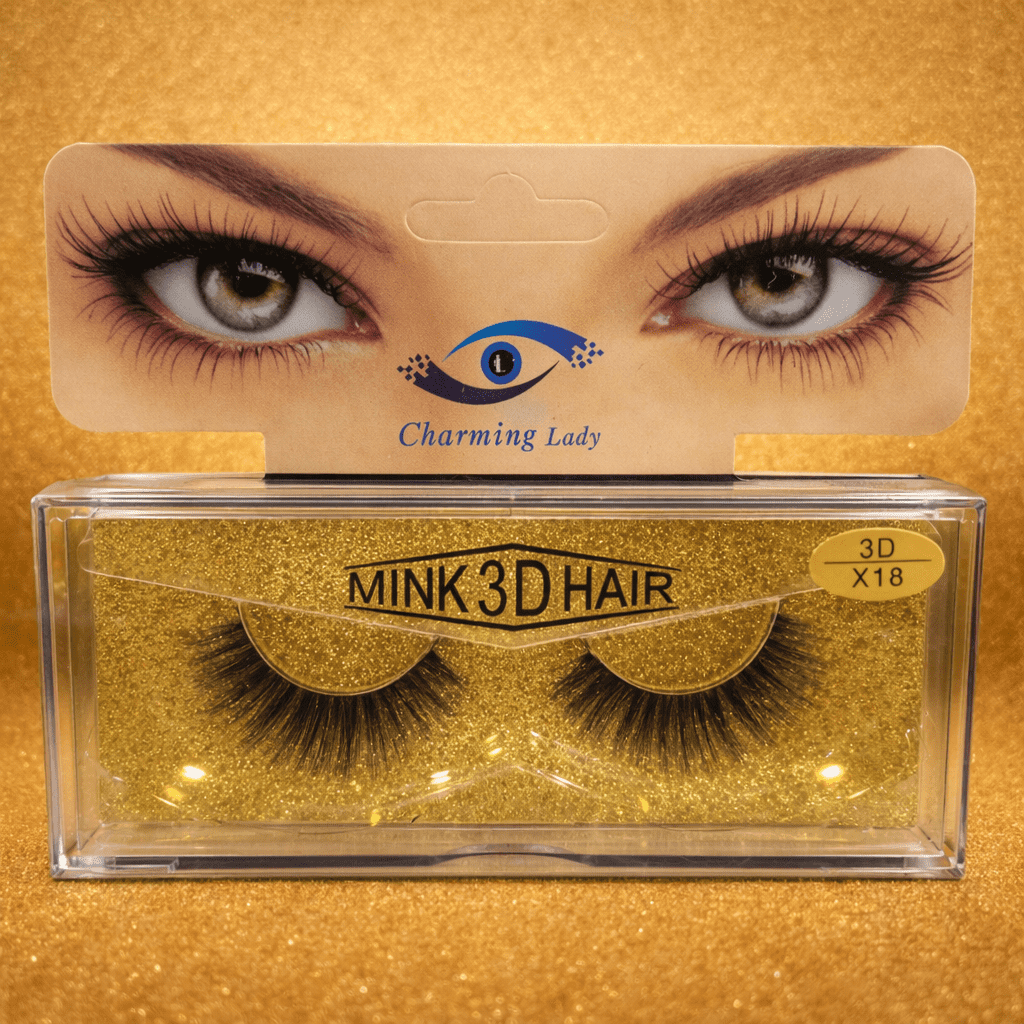 رموش صناعية ثلاثية الأبعاد من المنك من تشارمنج ليدي – موديل X18