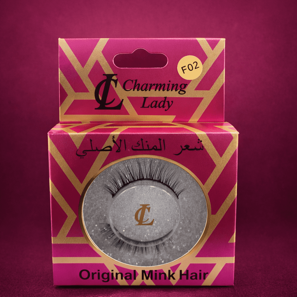 رموش شعر المنك الأصلية من تشارمنج ليدي - F02