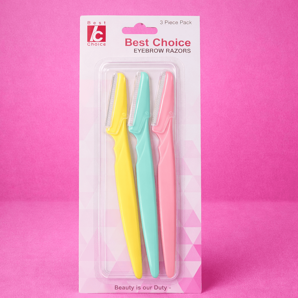 Best Choice Eyebrow Razors (3-Piece Pack)