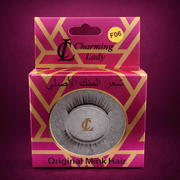 رموش شعر المنك الأصلية من تشارمنج ليدي - F06