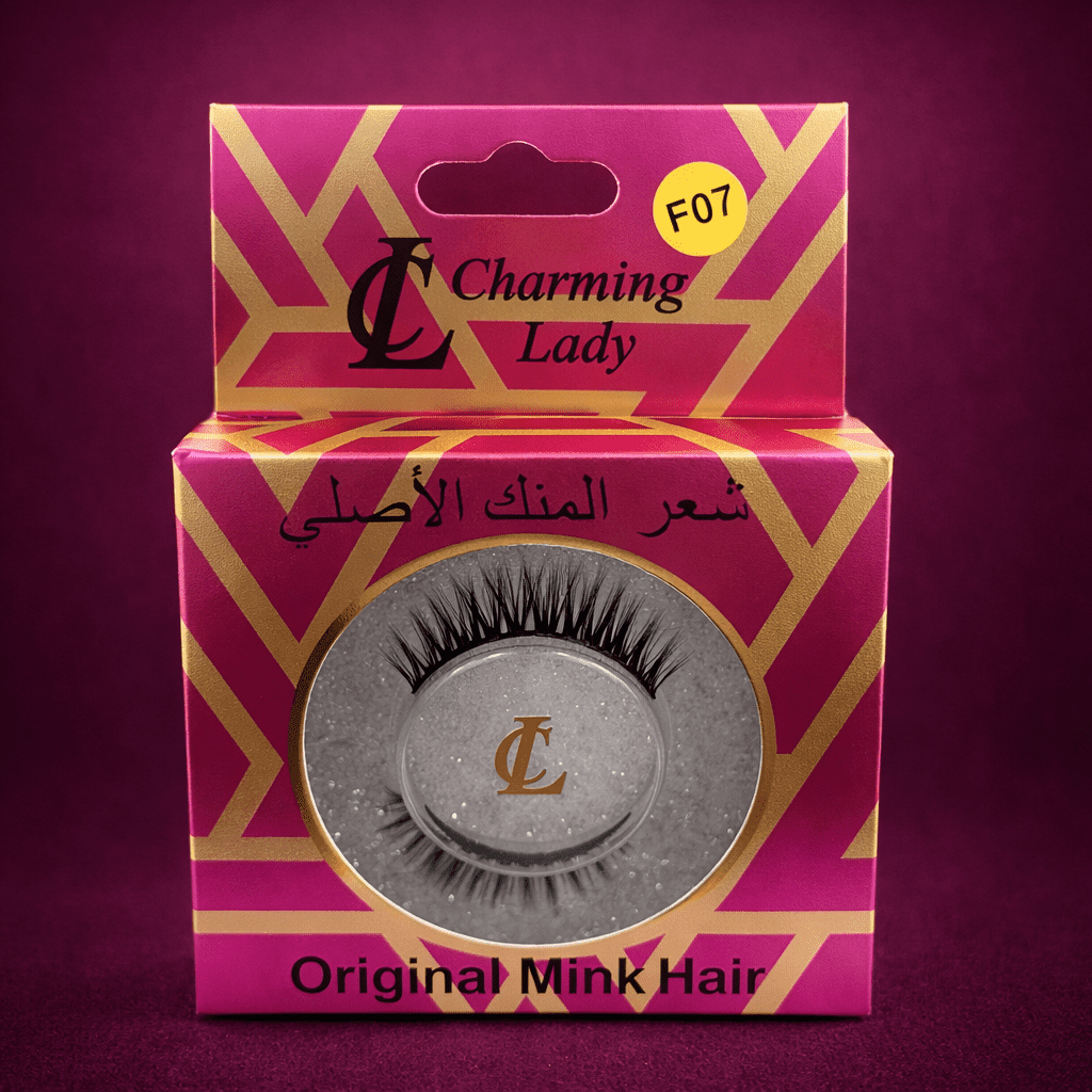 رموش شعر المنك الأصلية من تشارمنج ليدي - F07