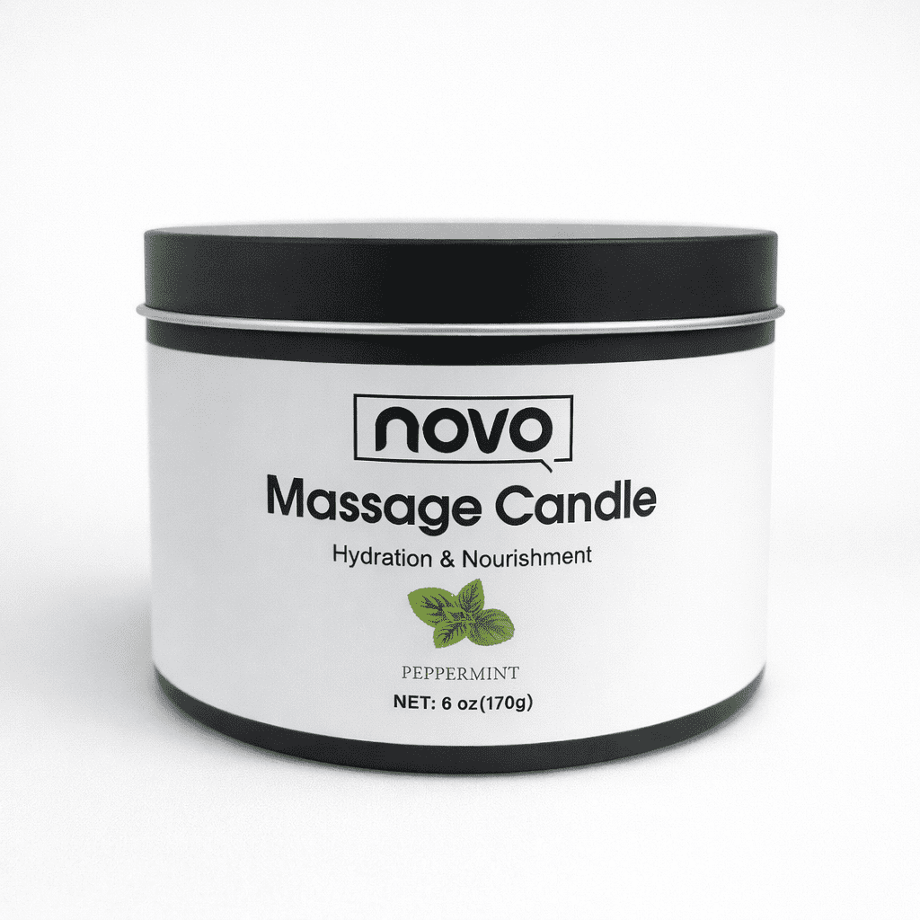 NOVO Peppermint Massage Candle