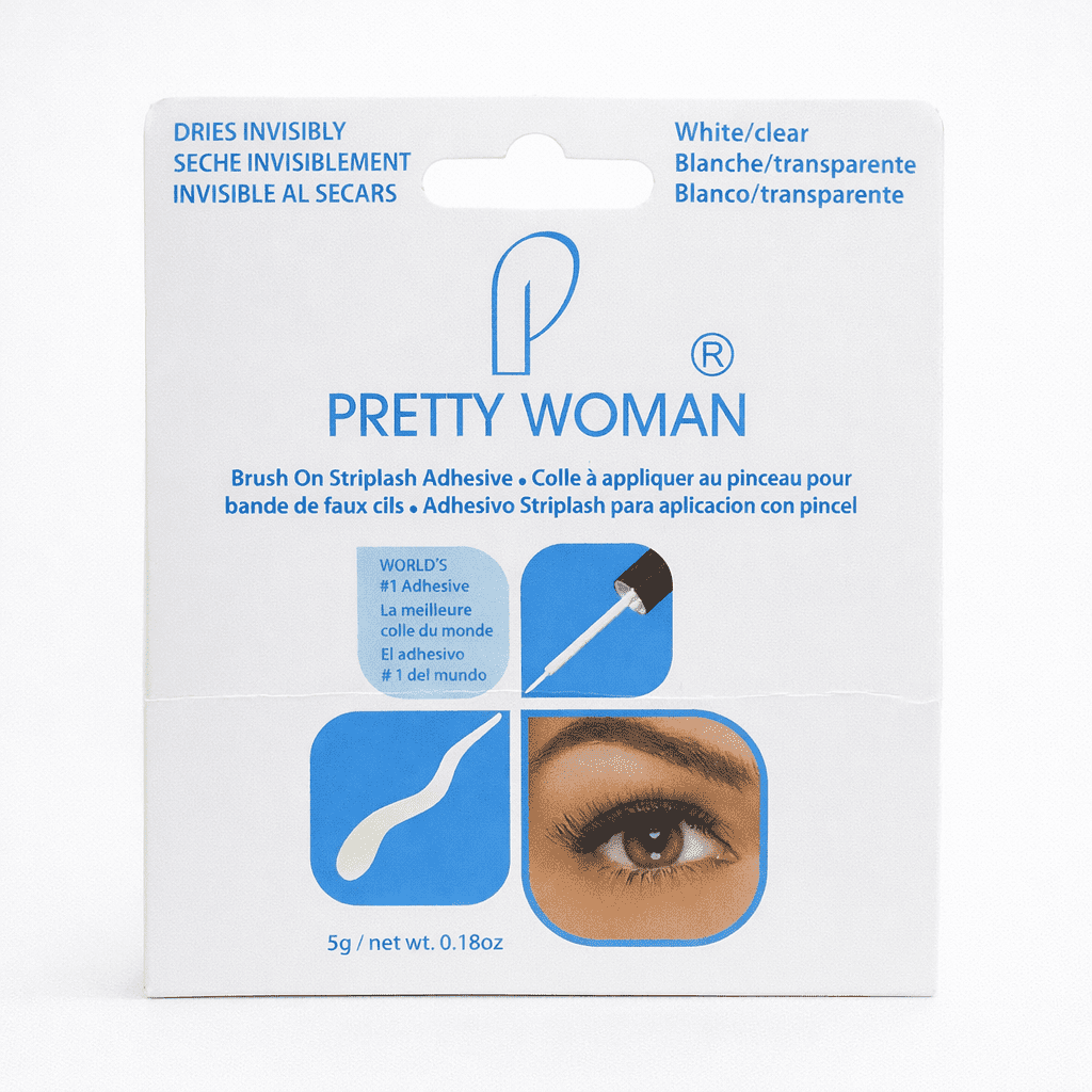 لاصق رموش بريتي وومان (أبيض/شفاف)