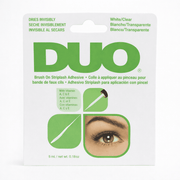 لاصق رموش ثنائي الفرشاة (أبيض/شفاف) أصلي