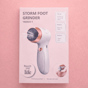 Storm Electric Foot Grinder - Pink Color