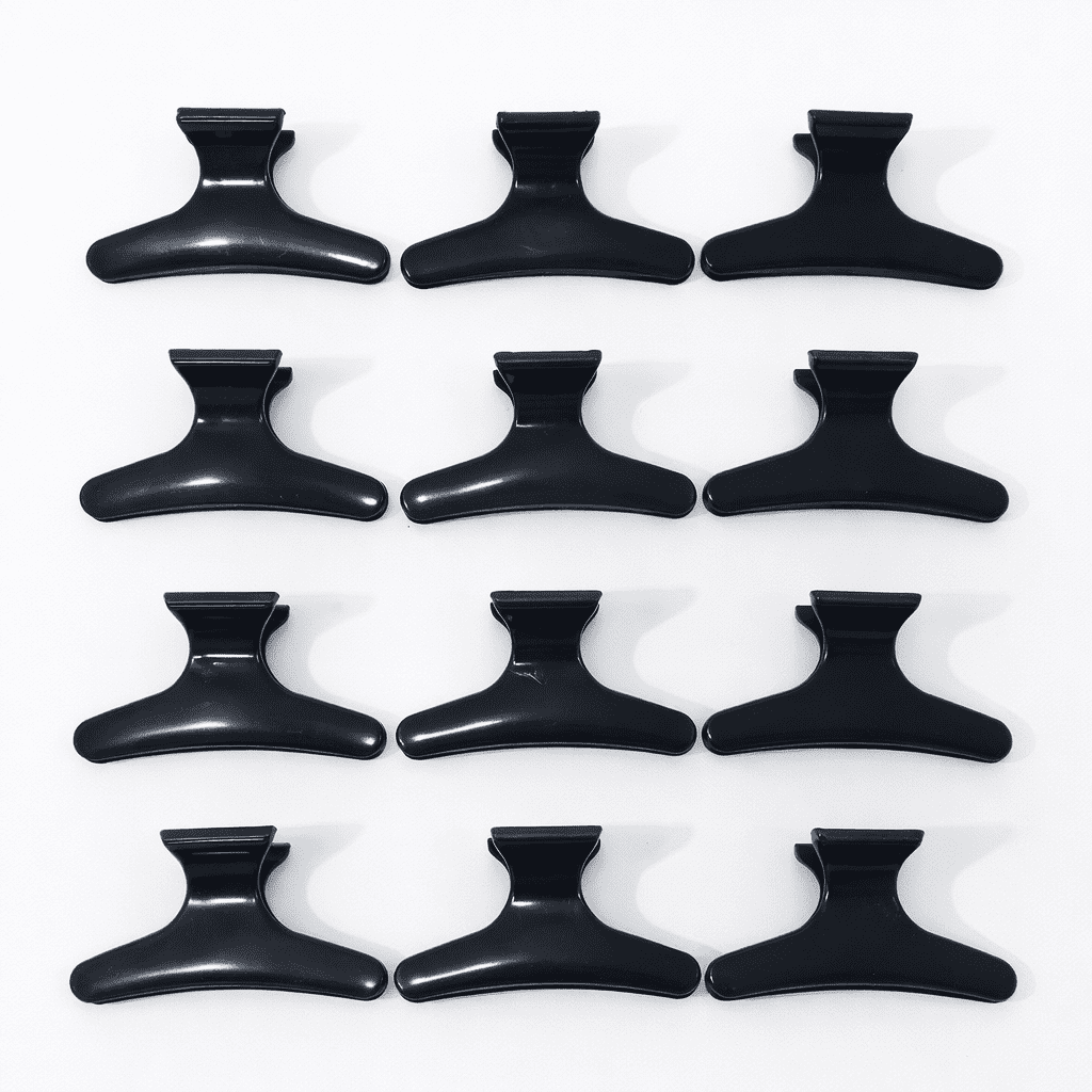 مشابك تقسيم الشعر (12 قطعة)