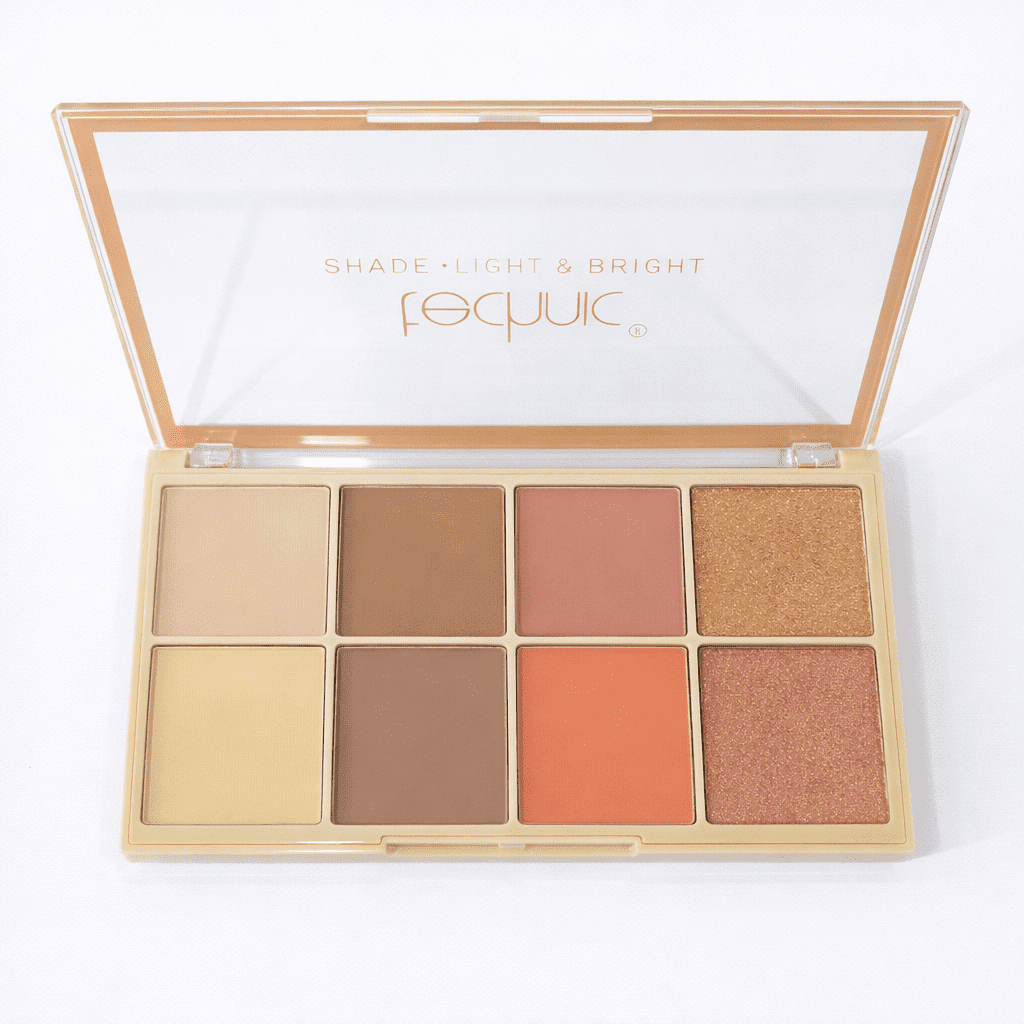 Technic Shade, Light & Bright Contour, Blush & Highlight Palette