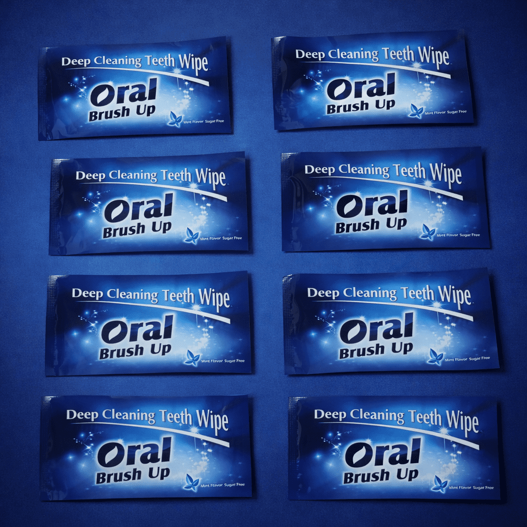 Oral Brush Up – Deep Cleaning Teeth Wipes (10 pcs)