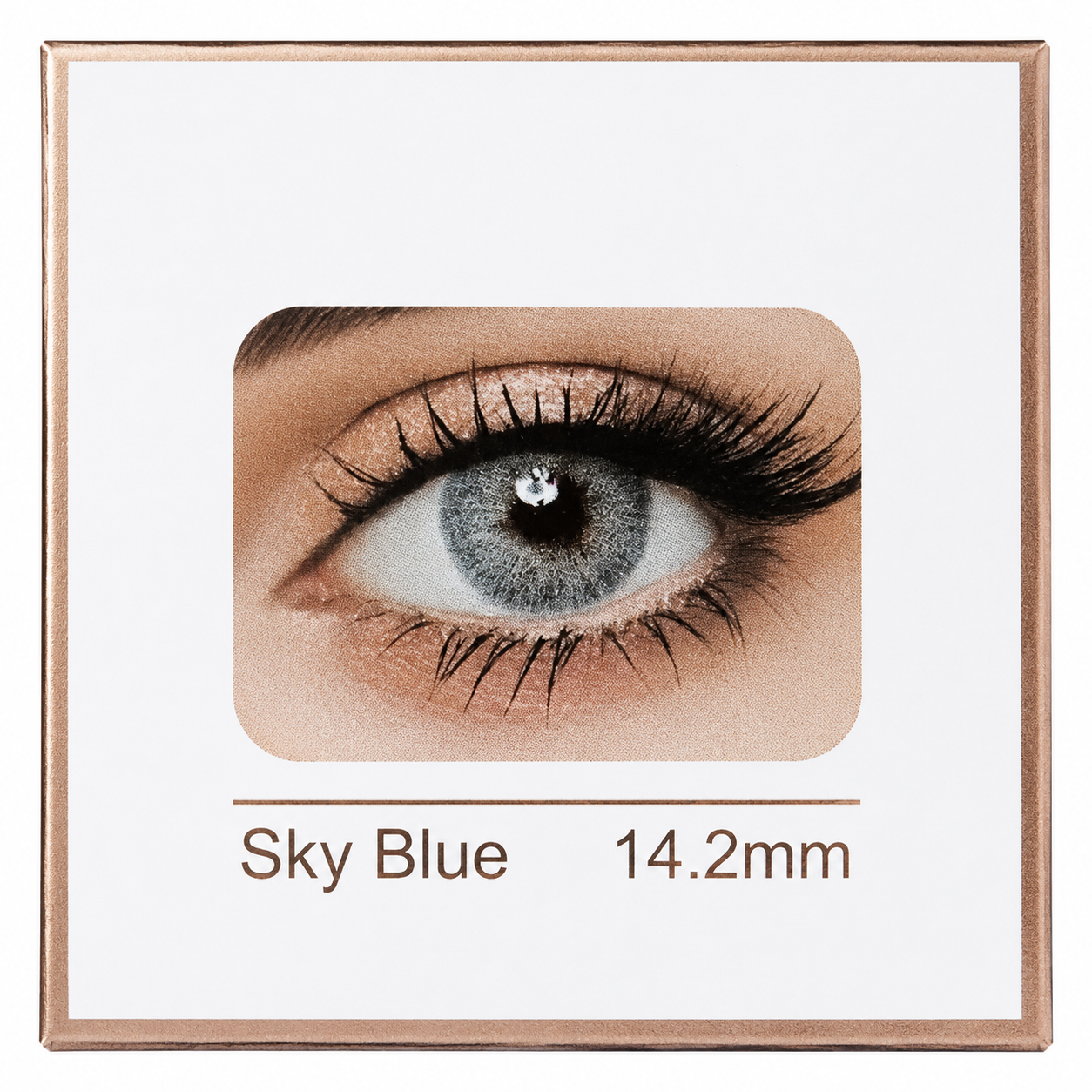 Sky Blue Colored SOFT Contact Lenses – 14.2 mm 38% Water Content