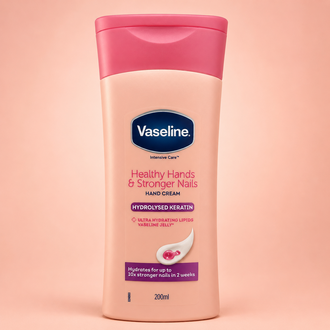 Vaseline Intensive Care Healthy Hands & Stronger Nails Hand Cream 200ml