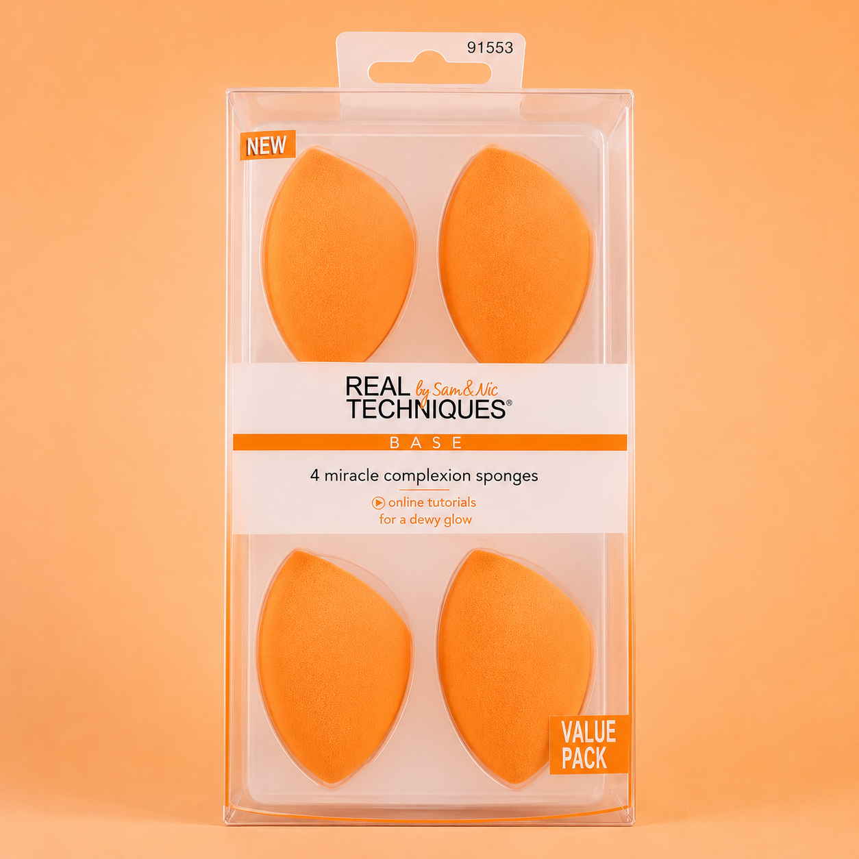 Real Techniques by Sam & Nic Base: 4 Miracle Complexion Sponges Value Pack