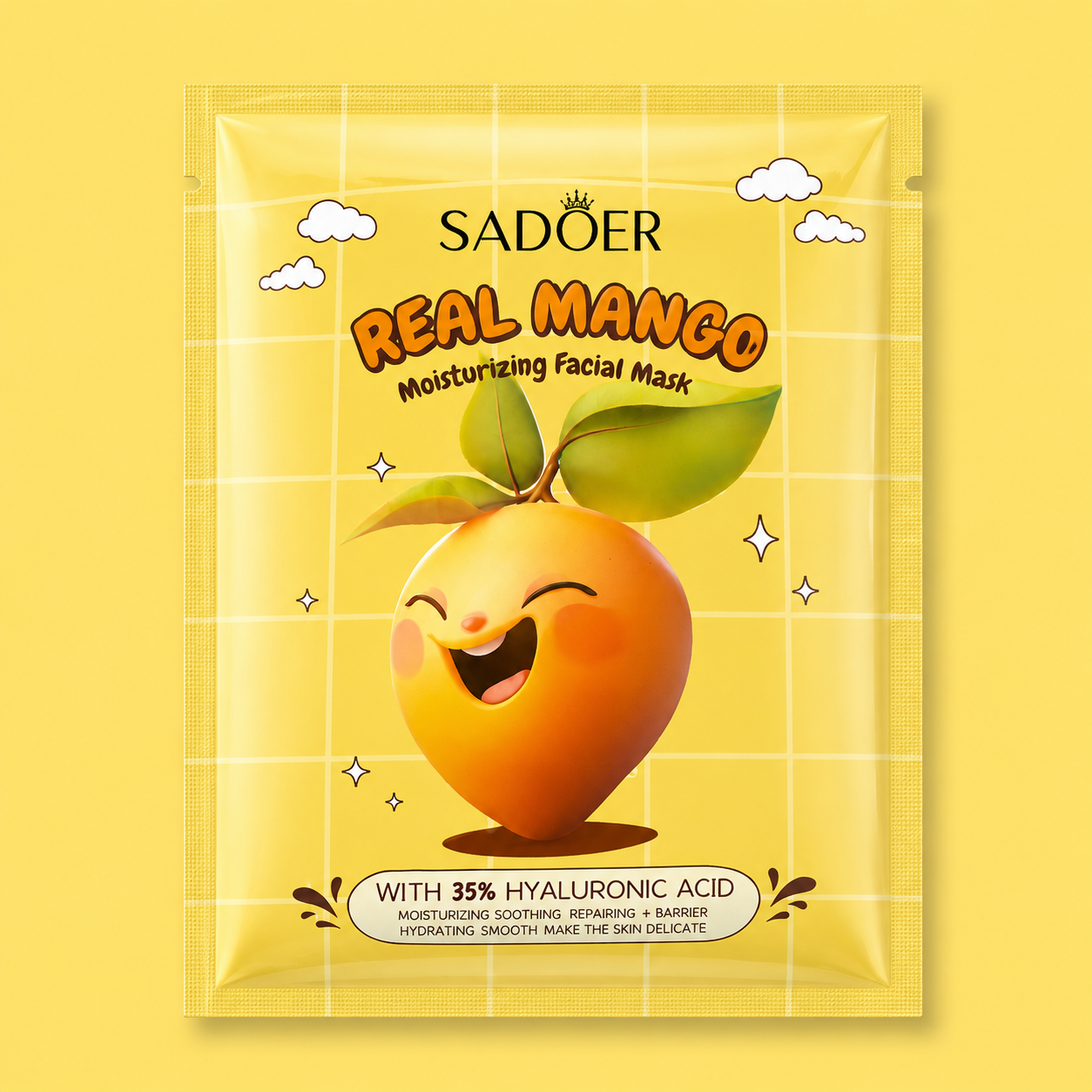 قناع الوجه المرطب بالمانجو الحقيقي من SADOER