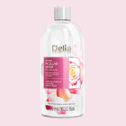 Delia Micellar Water Face,Lips & Eyes 500ml-Rose Petal