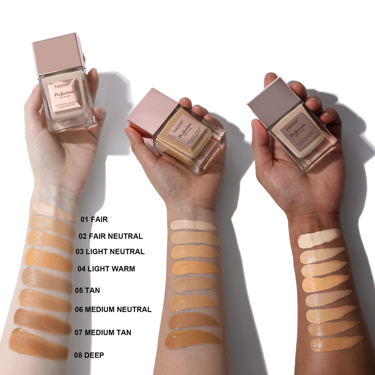 Febble Perfection True to Skin Soft Matte Longwear Liquid Foundation 36g