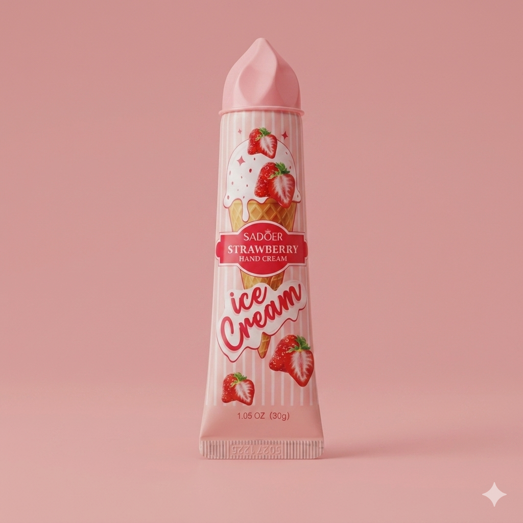 SADOER Strawberry Ice Cream Hand Cream