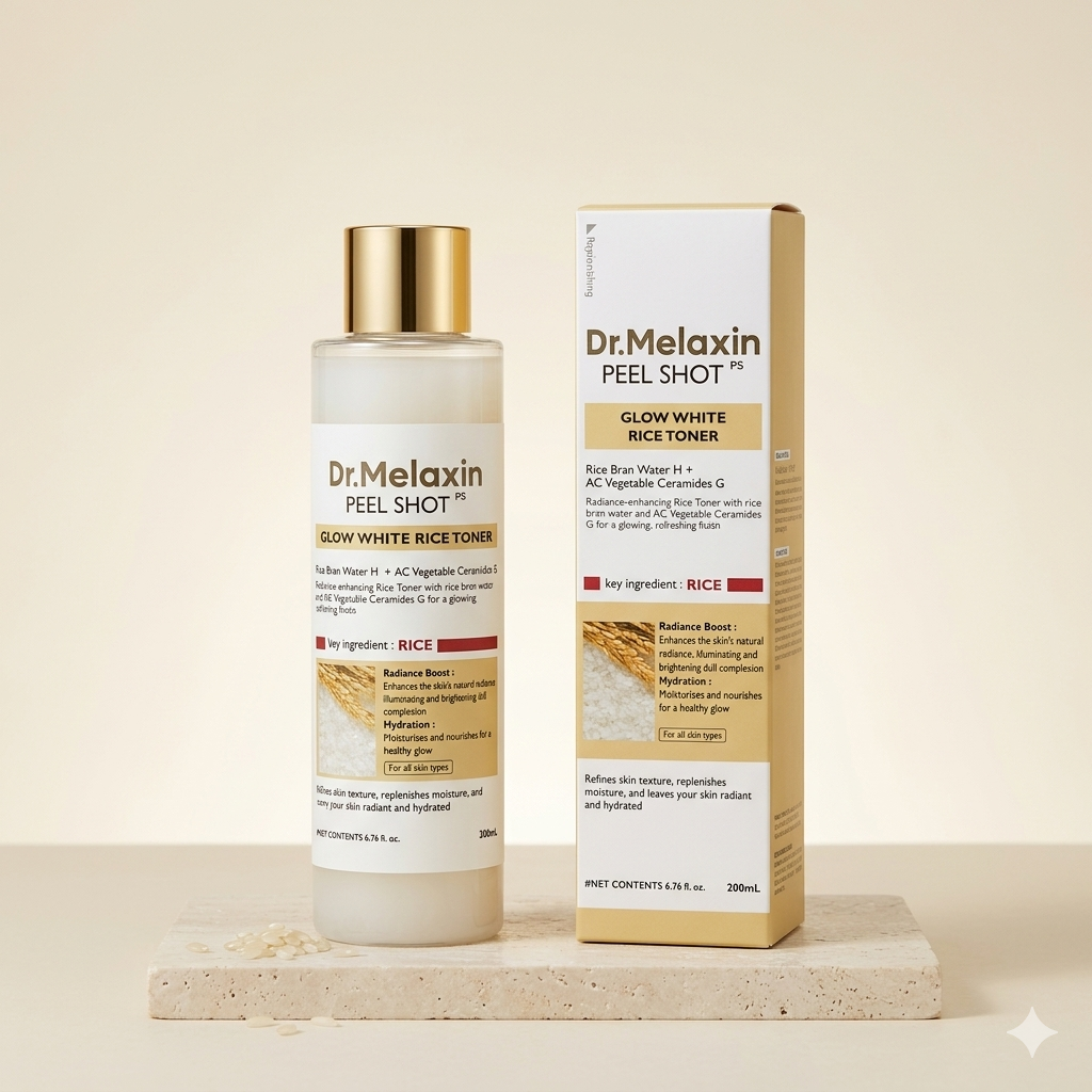 Dr. Melaxin PEEL SHOT PS Glow White Rice Toner