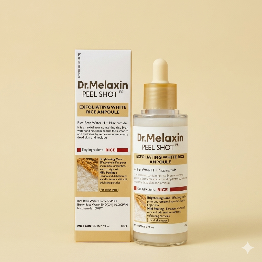 Dr. Melaxin PEEL SHOT PS Exfoliating White Rice Ampoule