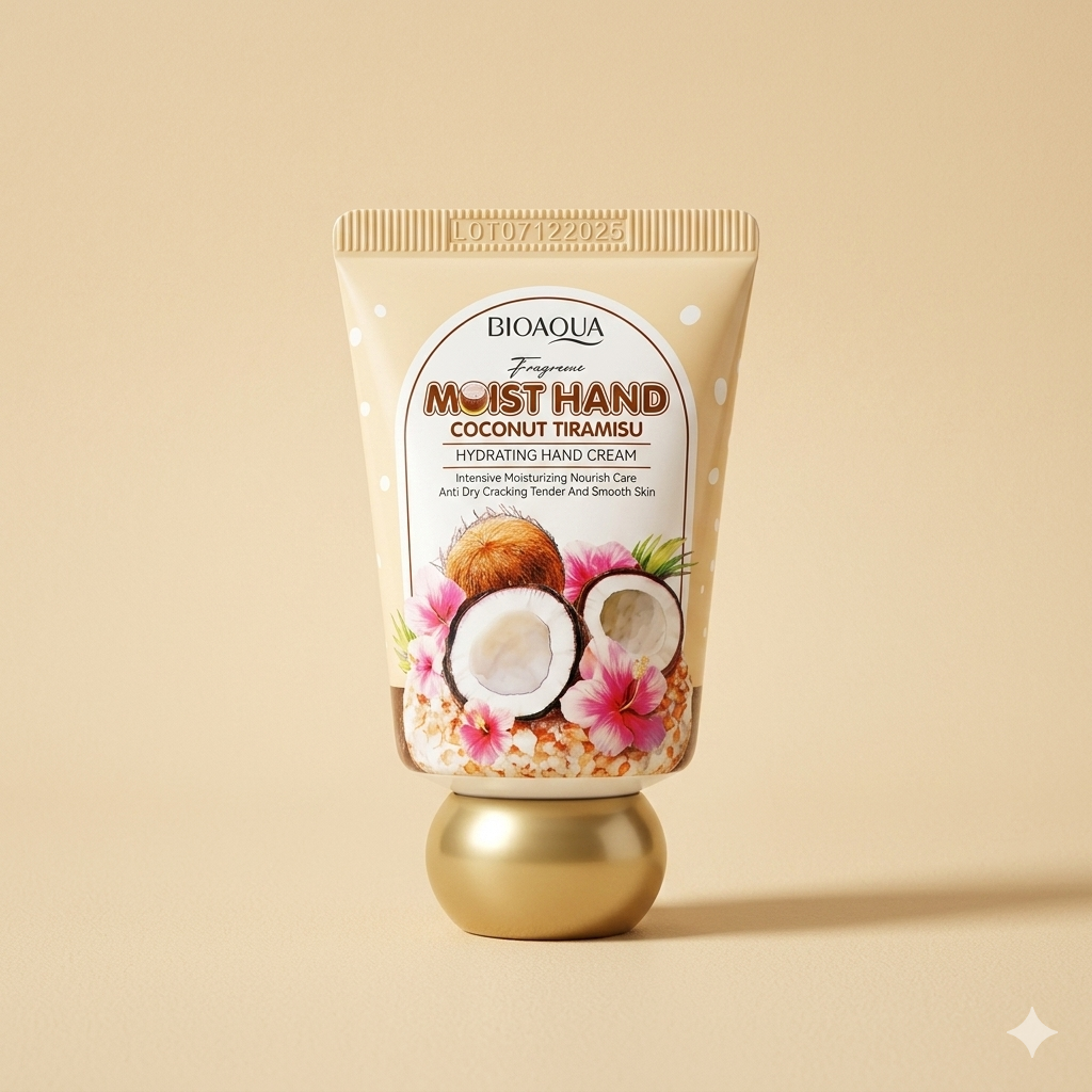 BIOAQUA Fragrant Moist Hand Coconut Tiramisu Hydrating Hand Cream