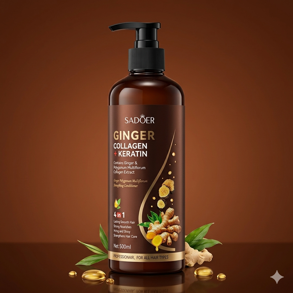 SADOER Ginger Collagen + Keratin Strengthening Conditioner