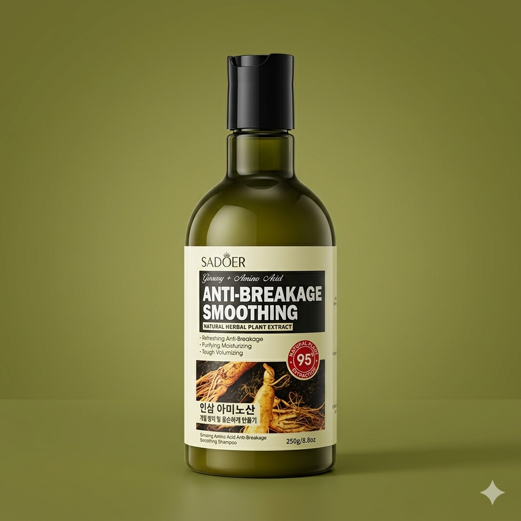 SADOER Ginseng + Amino Acid Anti-Breakage Smoothing Shampoo.