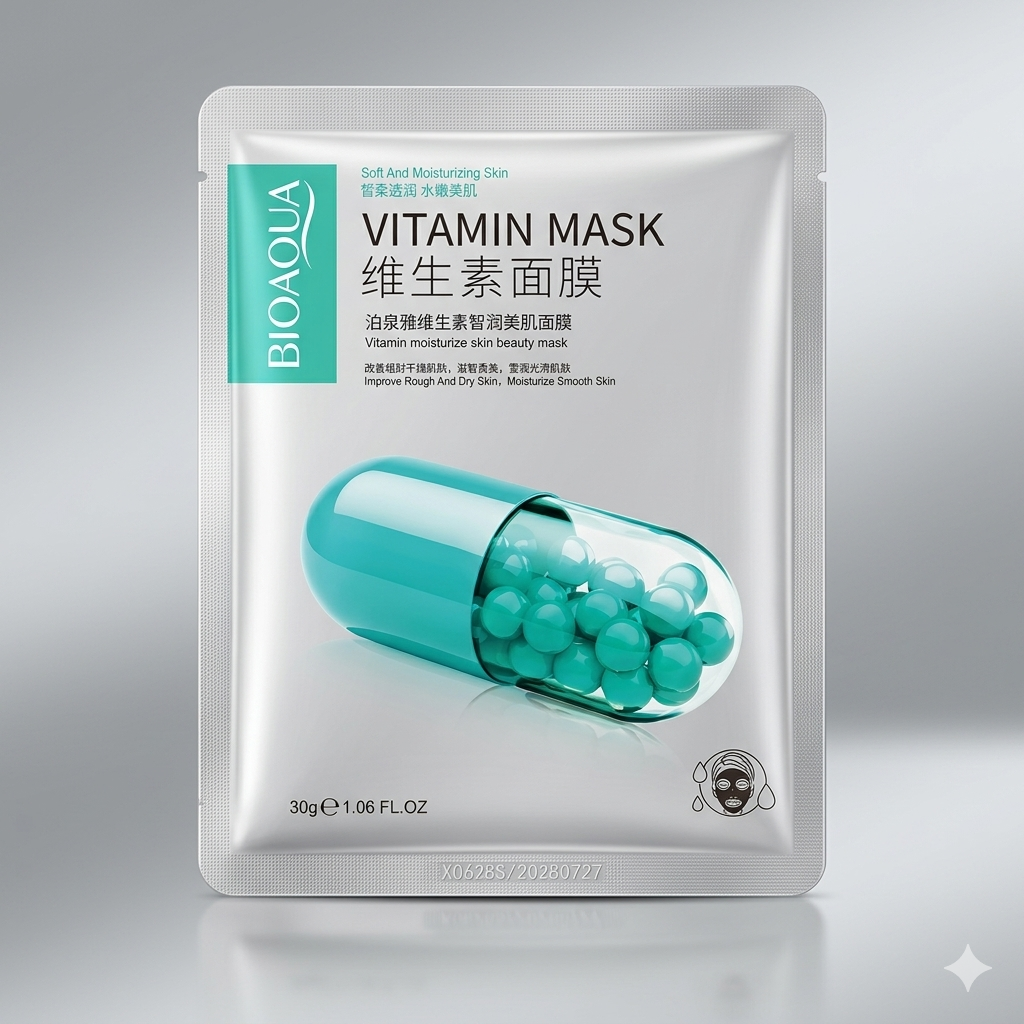 BIOAQUA Vitamin Moisturize Skin Beauty Mask (Vitamin Mask Series)