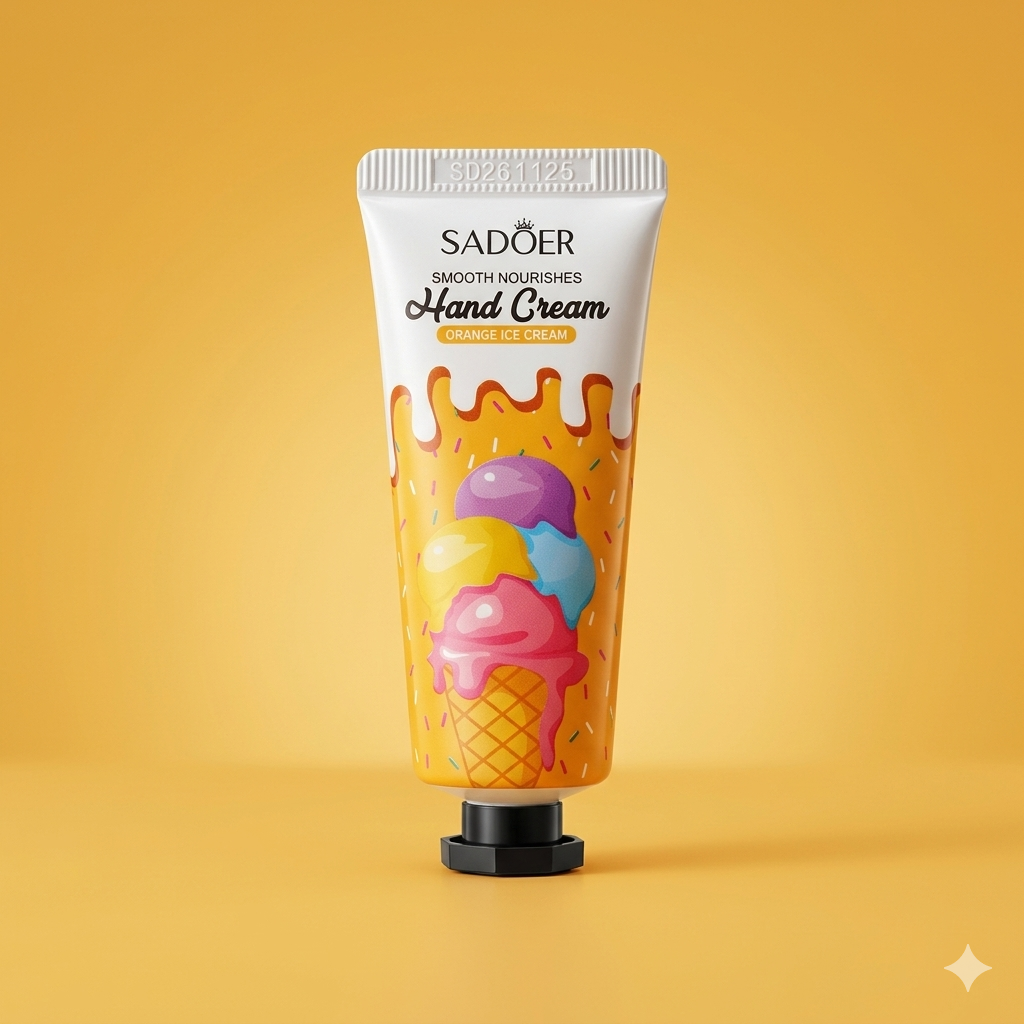SADOER Smooth Nourishes Hand Cream (Orange Ice Cream variant)