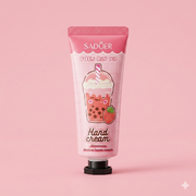 SADOER Bubble Milk Tea Strawberry Hand Cream