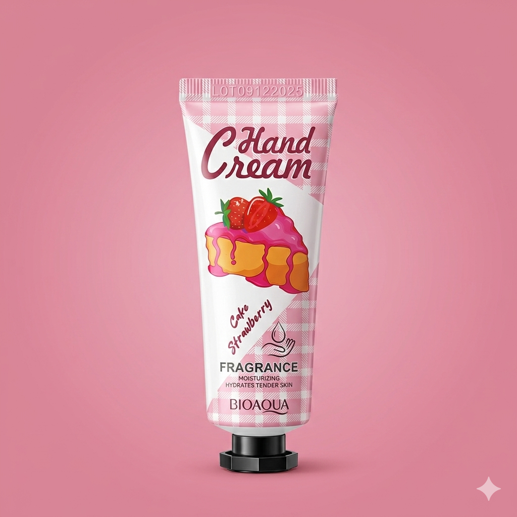 BIOAQUA Cake Strawberry Fragrance Hand Cream