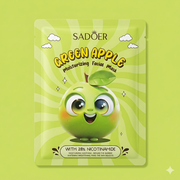 SADOER Green Apple Moisturizing Facial Mask