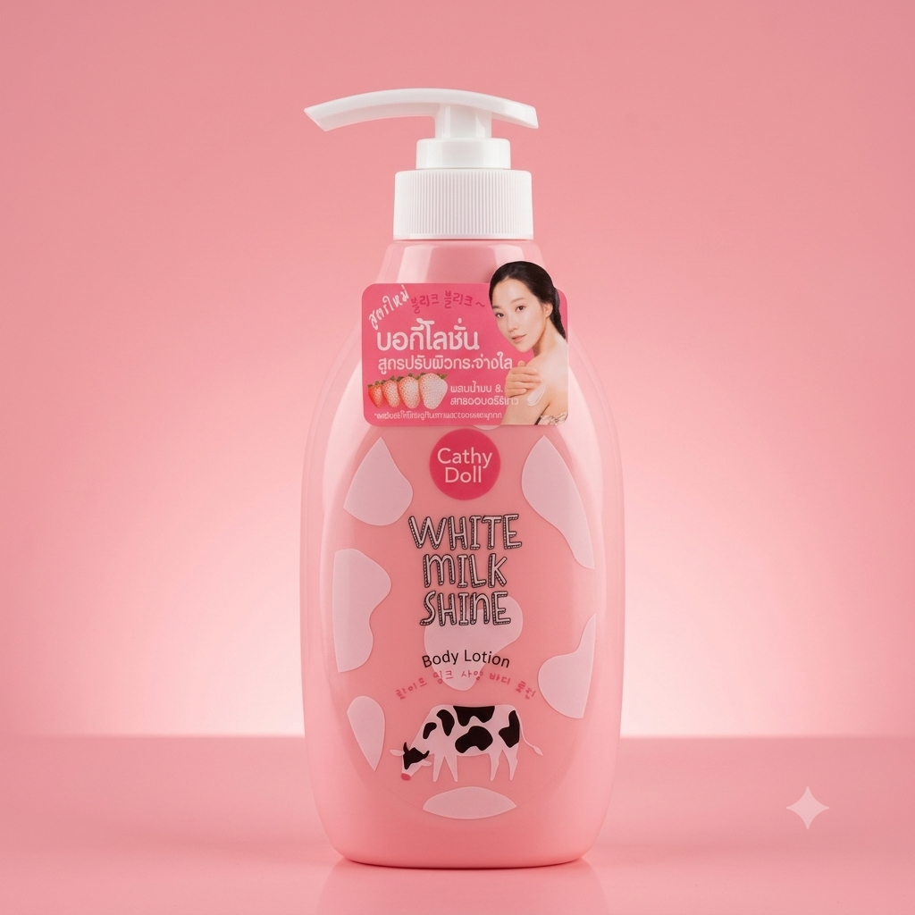 Cathy Doll White Milk Shine Body Lotion