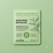 SADOER Green Tea Refreshing Hydrating Facial Mask