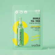 SADOER Double Tea Tree Ampoule Facial Mask
