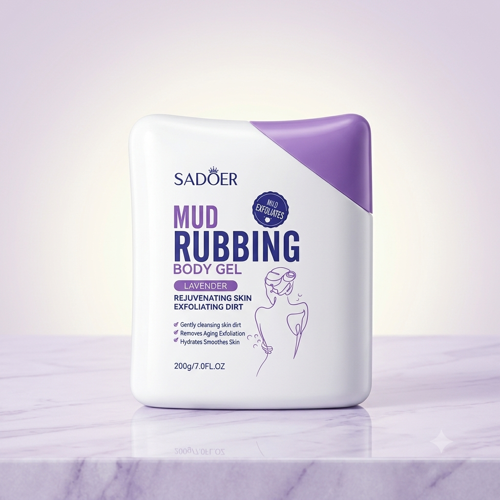 SADOER Lavender Mud Rubbing Body Gel (200g/7.0FL.OZ.)