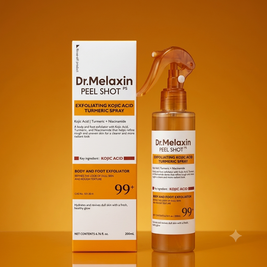 Dr. Melaxin Peel Shot PS Exfoliating Kojic Acid Turmeric Spray 200ml