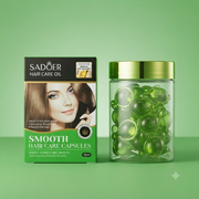 SADOER Argan Oil Smooth Hair Care Capsules – 30 Pieces (ALOE EXTRACT)