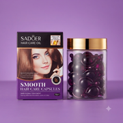 SADOER Argan Oil Smooth Hair Care Capsules – 30 Pieces (LAVENDER OIL)